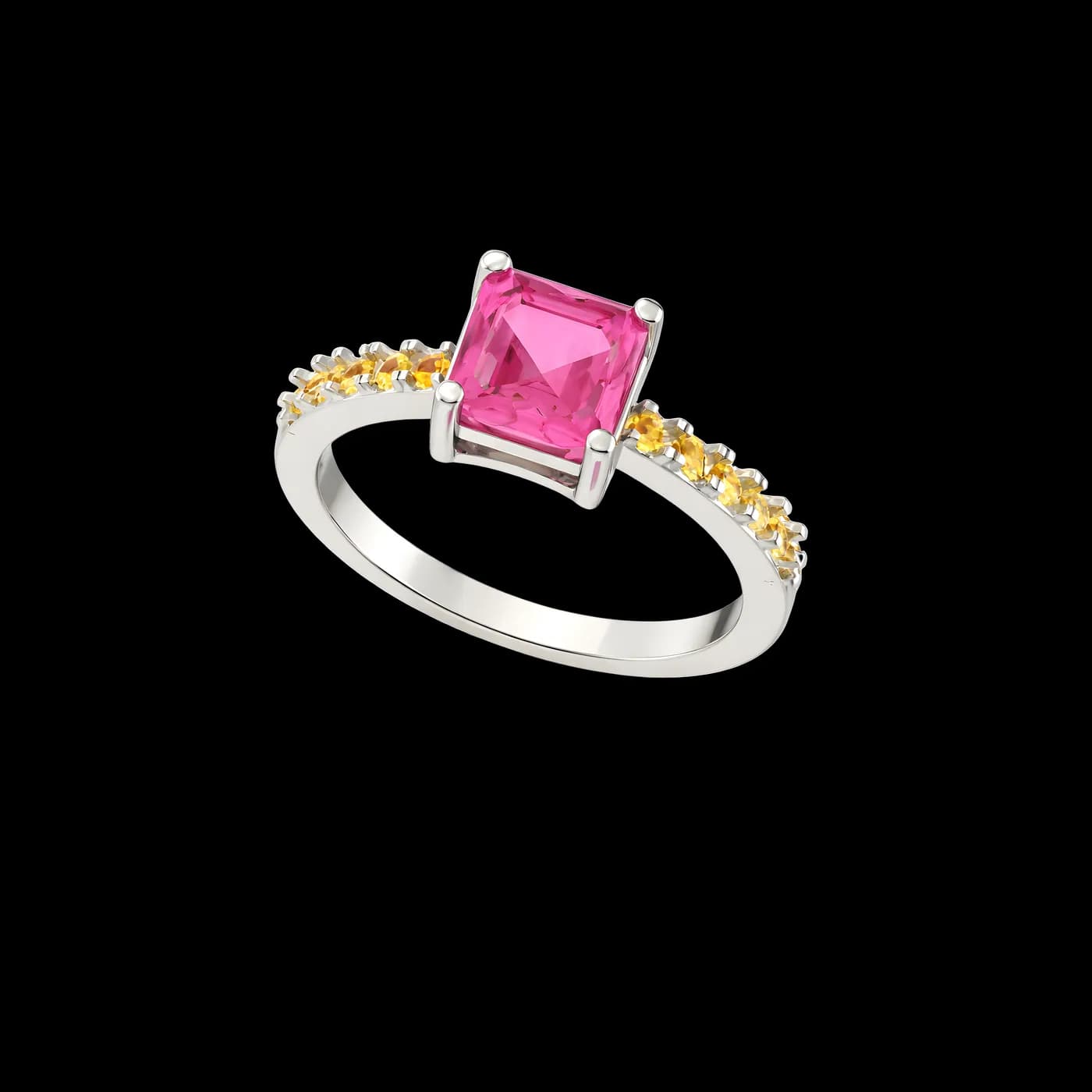 Bague en or blanc AIENR-422